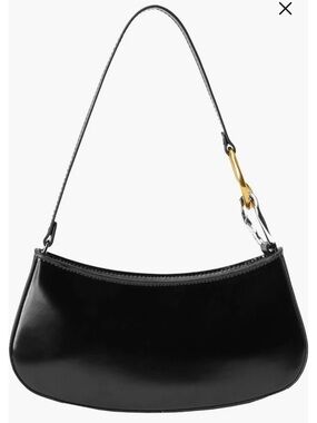 EUC STAUD Black Leather Ollie Handbag